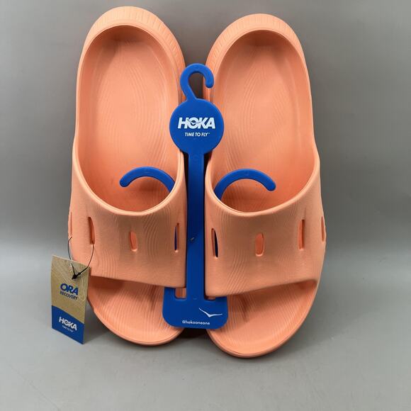 HOKA Ora Recovery Slide 3 Women Size 10 / Men 8 Orange Cushioned Comfort Sandals - Picture 5 of 8